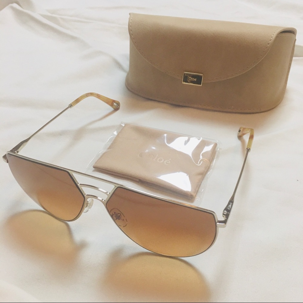 Chloe Negative Space Oversize Aviators - Picture 10 of 11